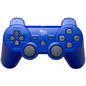 Controle Play Game Sem Fio Dualshock PS3 Blister - Azul