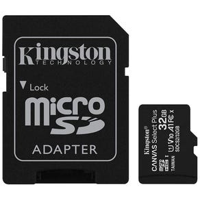 Memoria Micro SD Kingston 32GB Canvas Select Plus 2x1 100Mb/s.