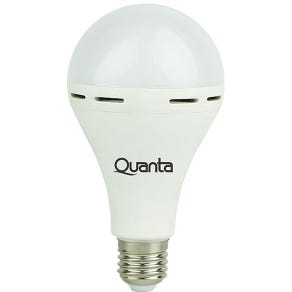 Lámpara LED de Emergencia Quanta QTLLE7 550 Lúmenes 7W Bivolt Blanco