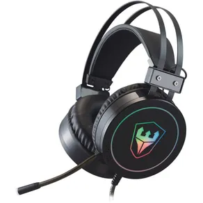 Headset Gaming Satellite con Micrófono 7.1 RGB Dynamic AE-358 USB Negro