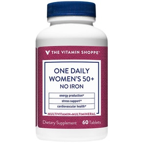 The Vitamin Shoppe One Daily Women's 50+ No Iron (60 Tabletas)