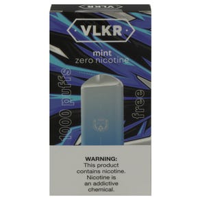 Vaper Desechable VLKR Mint Zero de 1000 Puffs - 4mL