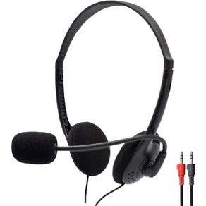 Headset con Micrófono Mtek HS516-PC - Negro