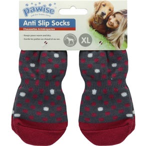 Medias antideslizantes para Mascotas XL - Pawise Anti Slip Socks 12995 (2 Pares)