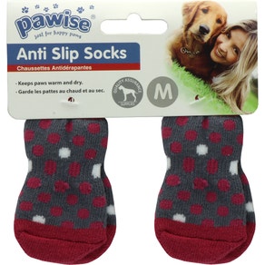 Medias antideslizantes para Mascotas M - Pawise Anti Slip Socks 12993 (2 Pares)