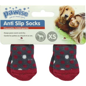 Medias antideslizantes para Mascotas XS - Pawise Anti Slip Socks 12991 (2 Pares)