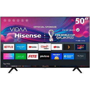 Smart TV Hisense 50" 50A6GSV 4K Ultra HD WiFi Bluetooth VIDAA U