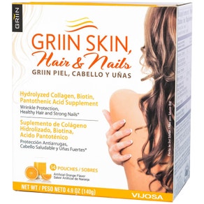 Suplemento vitamínico para la piel, cabello y uñas - Griin Skin, Hair & Nails 10g (14 sobr