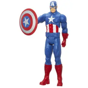 Muñeco Hasbro Titan Hero Series Capitán América 12"