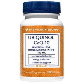 The Vitamin Shoppe Ubiquinol CoQ-10 100MG (30 Softgels)