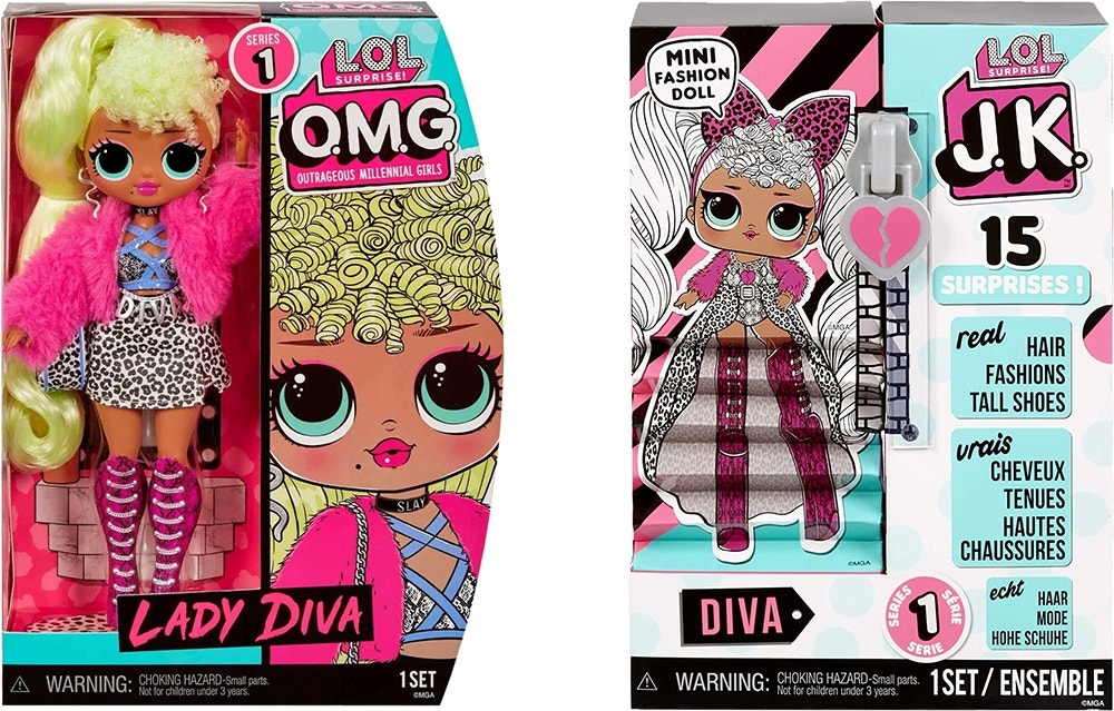 Kit Munecas L.O.L. Surprise Lady Diva OMG Diva JK