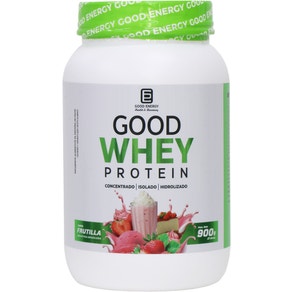 Good Energy Good Whey Protein Morango 900g