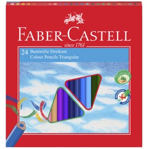 Lápiz de Color Triangular Faber Castell F120 (24 Unidades)