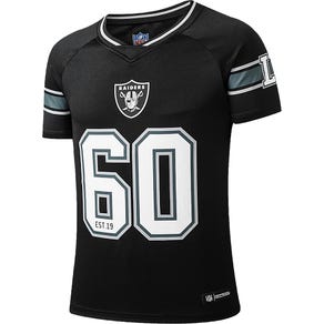 Camiseta NFL Raiders NFLJS522201 BLK - Masculina