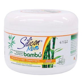 Tratamiento Capilar Nutritivo con Bambú Silicon Mix 225g /8oz.