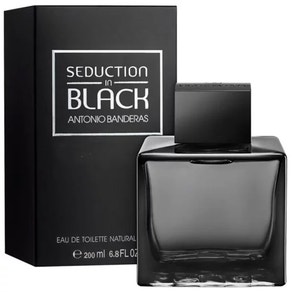 Perfume Antonio Banderas Seduction in Black EDT 200mL - Masculino
