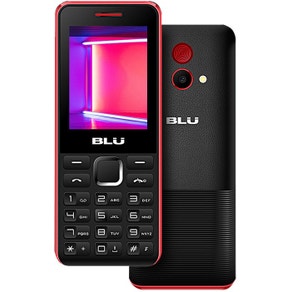 Celular Blu Tank II T196 2.4" Dual Sim Negro/Rojo