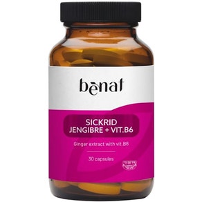 Benat Sickrid Jengibre + Vitamina B6 (30 Cápsulas)