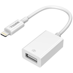 Cable adaptador Lightning a USB Yookie YA11 - Blanco