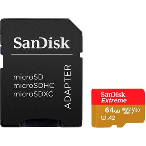 Memoria SanDisk MicroSDXC Extreme SDSQXAH-064G-GN6MA UHS-I 64GB 170MB/s